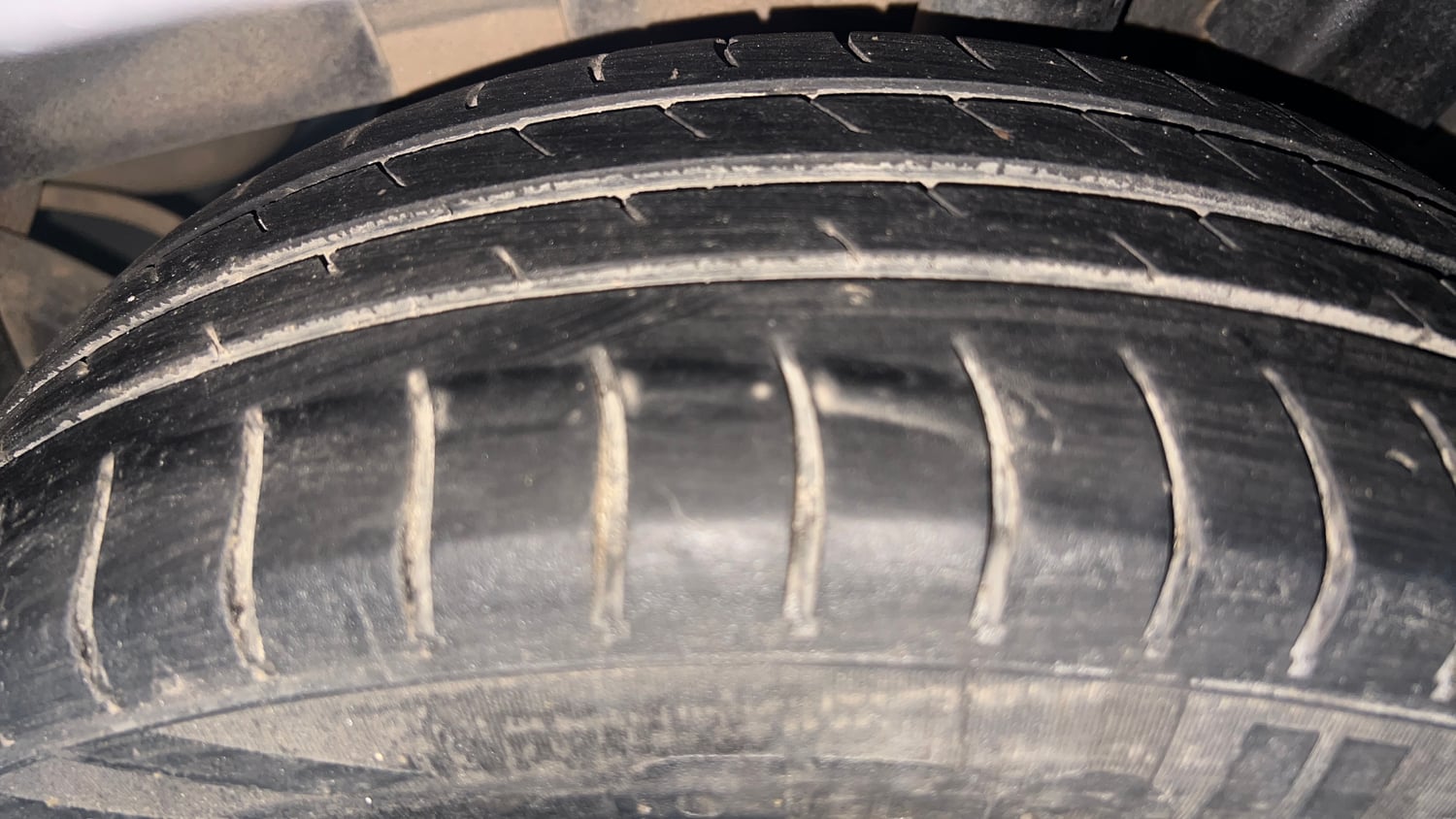 Used 2016 Hyundai Grand i10 Sportz 1.2 Kappa VTVT Petrol Manual tyres LEFT REAR TYRE TREAD VIEW