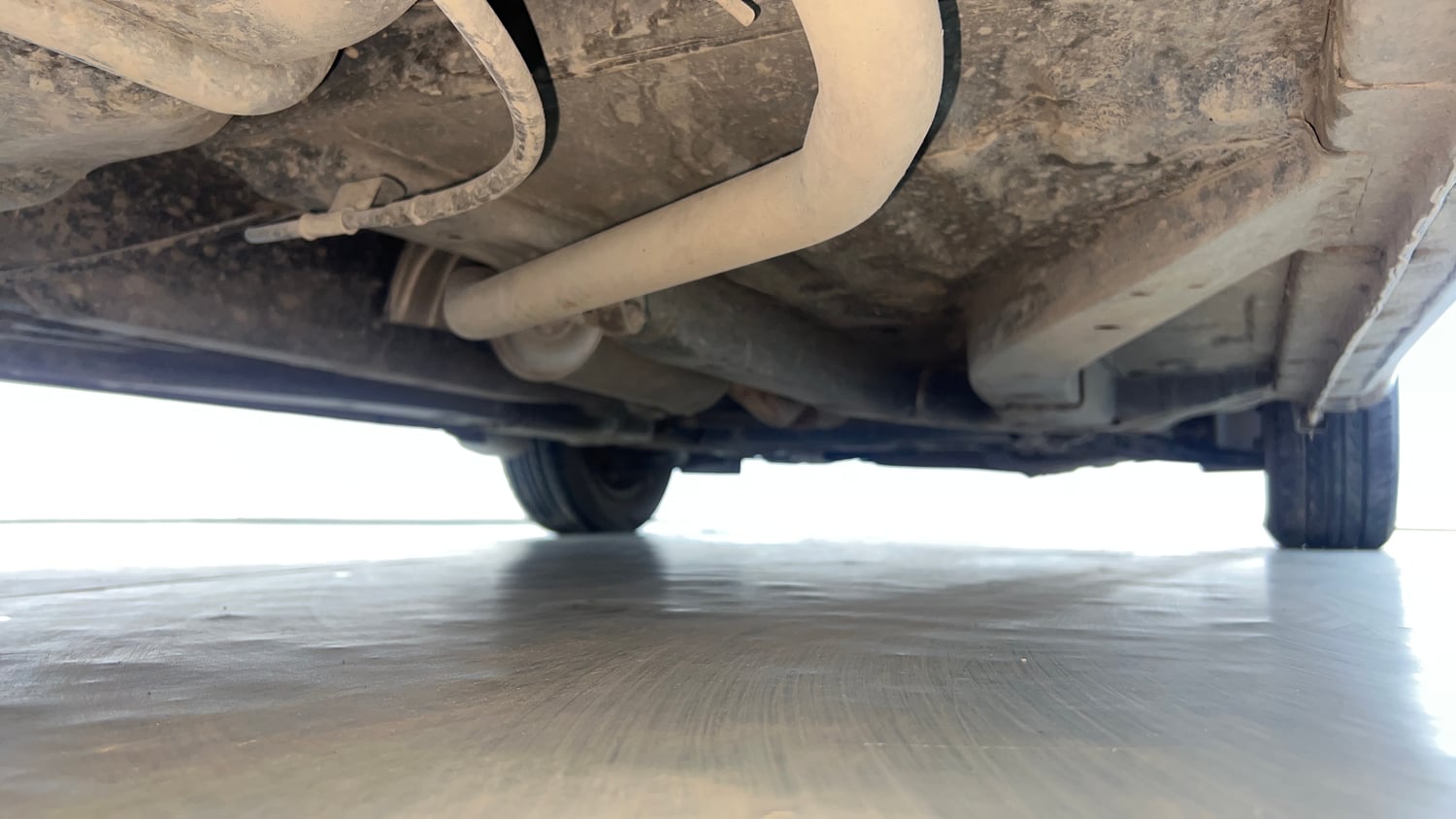 Used 2015 Honda Amaze 1.2 S i-VTEC Petrol Manual extra REAR RIGHT UNDERBODY VIEW