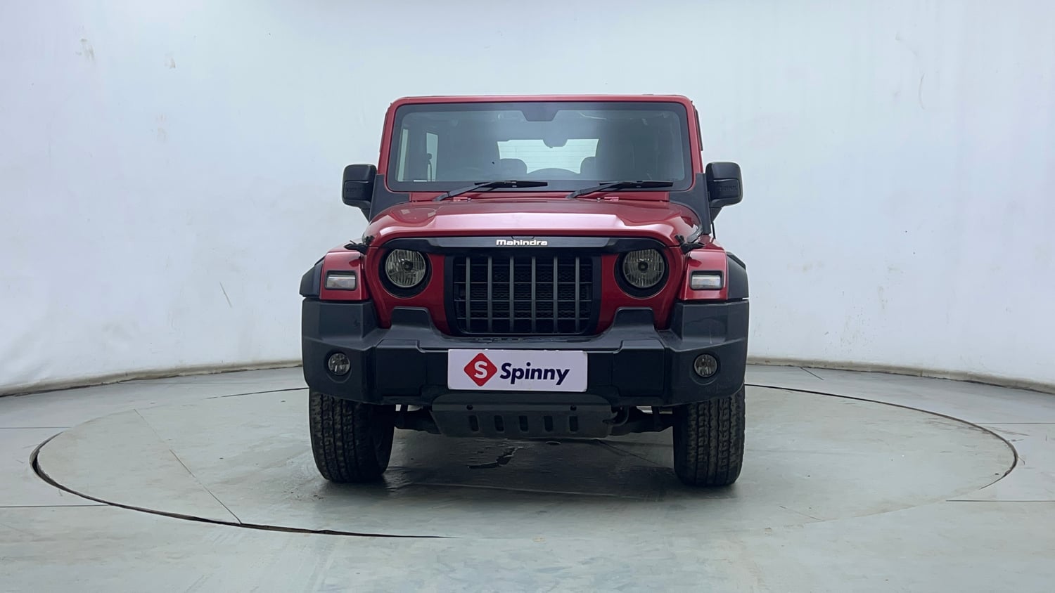 Used 2022 mahindra Thar LX Hard Top Diesel AT 4WD Diesel Automatic exterior FRONT VIEW