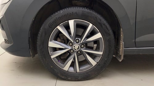 Used 2022 Skoda Slavia Style 1.5L TSI DSG Petrol Automatic tyres LEFT FRONT TYRE RIM VIEW
