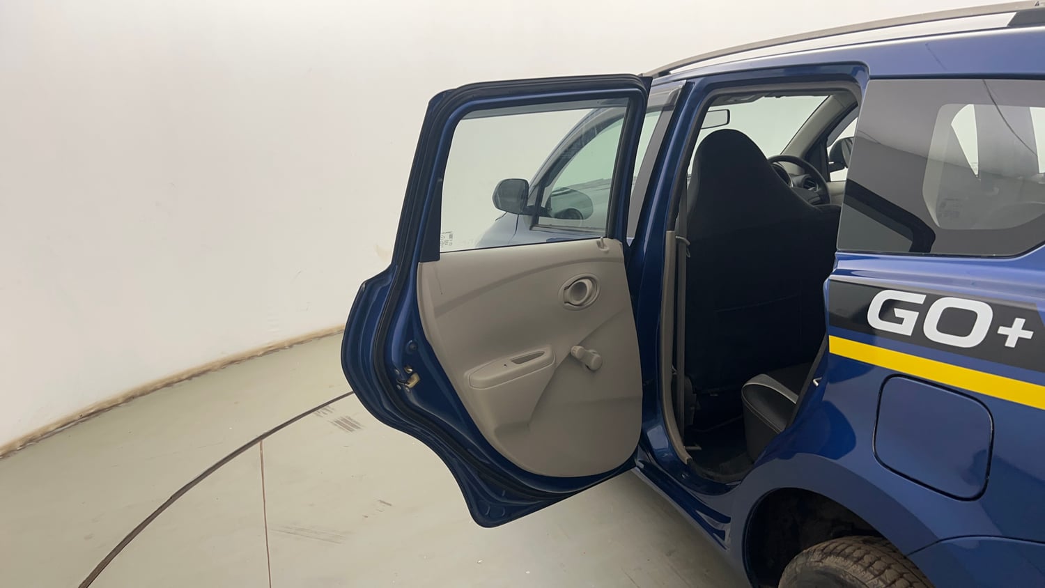 Used 2016 Datsun Go Plus Style Edition Petrol Manual interior LEFT REAR DOOR OPEN VIEW