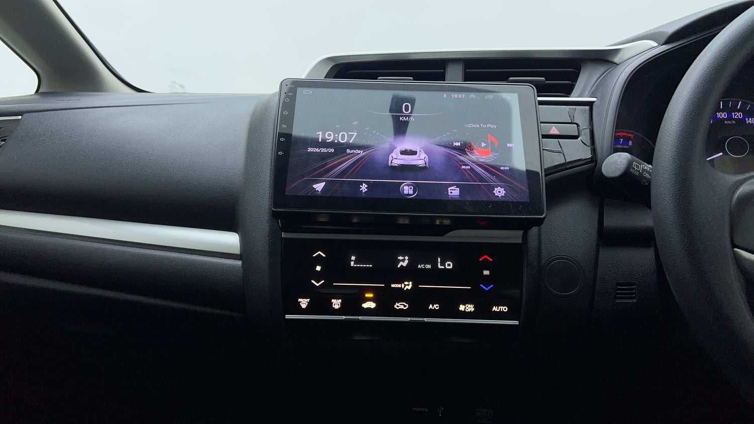 Used 2019 Honda WR-V VX MT Petrol Petrol Manual interior MUSIC SYSTEM & AC CONTROL VIEW