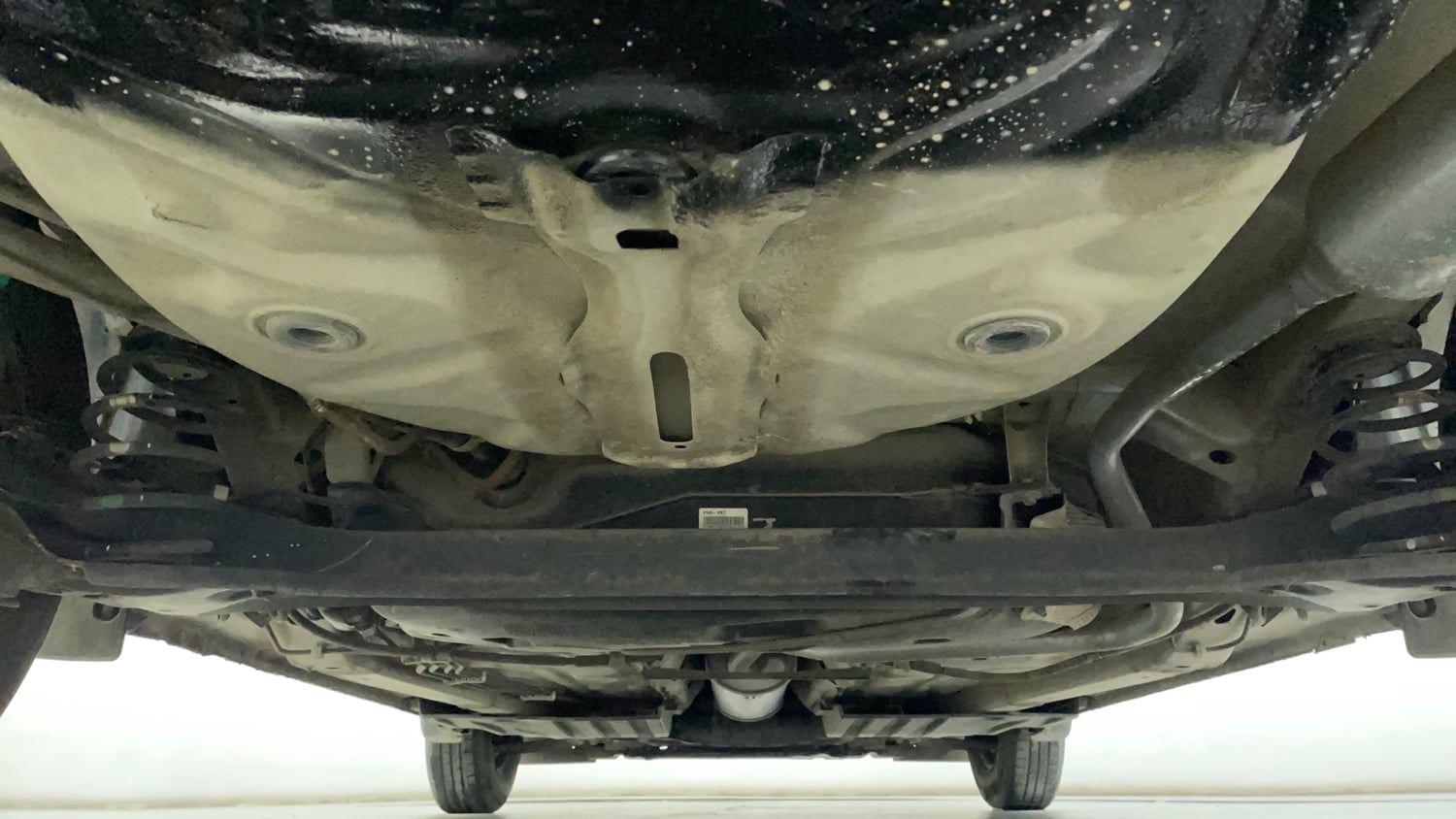 Used 2021 Maruti Suzuki Dzire VXi Petrol Manual extra REAR UNDERBODY VIEW (TAKEN FROM REAR)