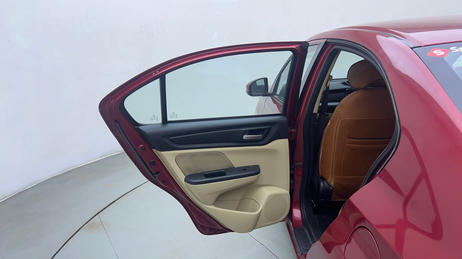 Used 2019 Honda Amaze 1.2 VX CVT Petrol Petrol Automatic interior LEFT REAR DOOR OPEN VIEW