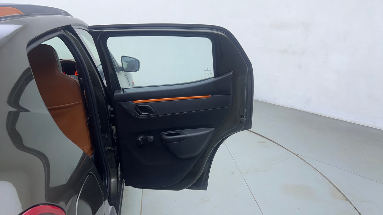 Used 2017 Renault Kwid CLIMBER 1.0 Petrol Manual interior RIGHT REAR DOOR OPEN VIEW
