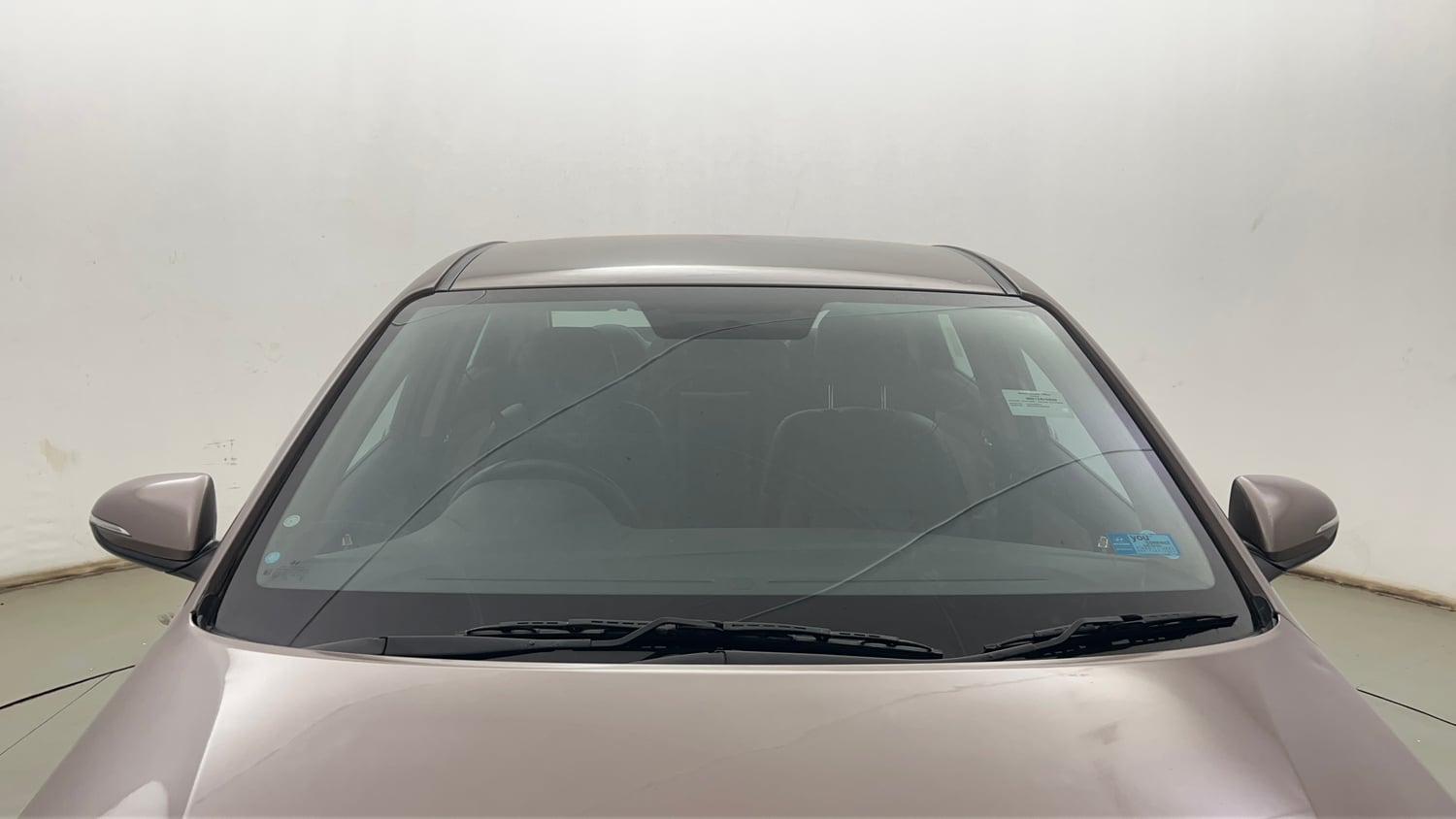 Used 2018 Hyundai Verna EX 1.4 VTVT Petrol Manual exterior FRONT WINDSHIELD VIEW