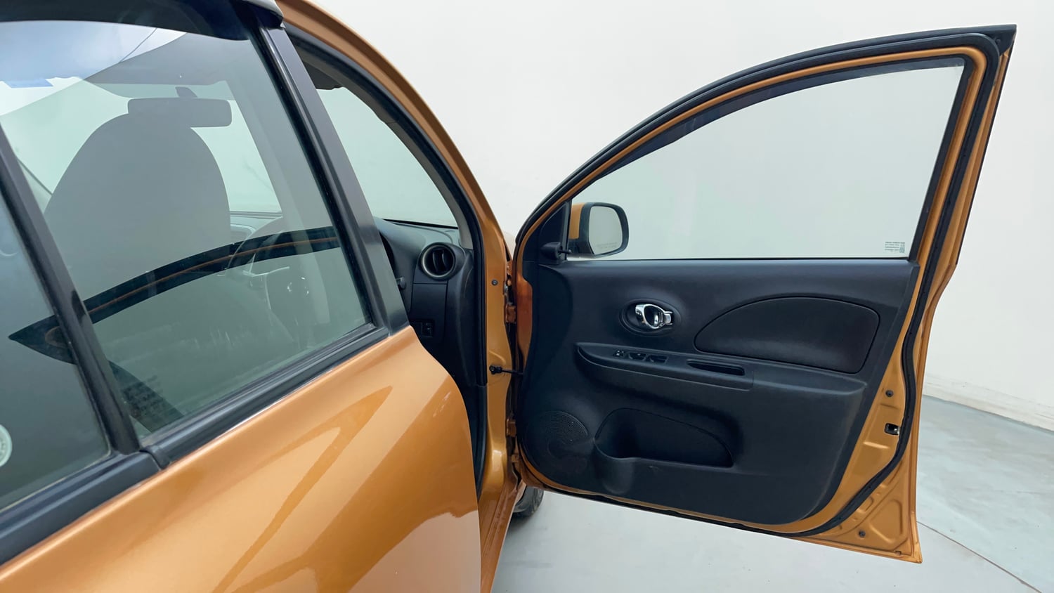 Used 2017 Nissan Micra XL CVT Petrol Automatic interior RIGHT FRONT DOOR OPEN VIEW