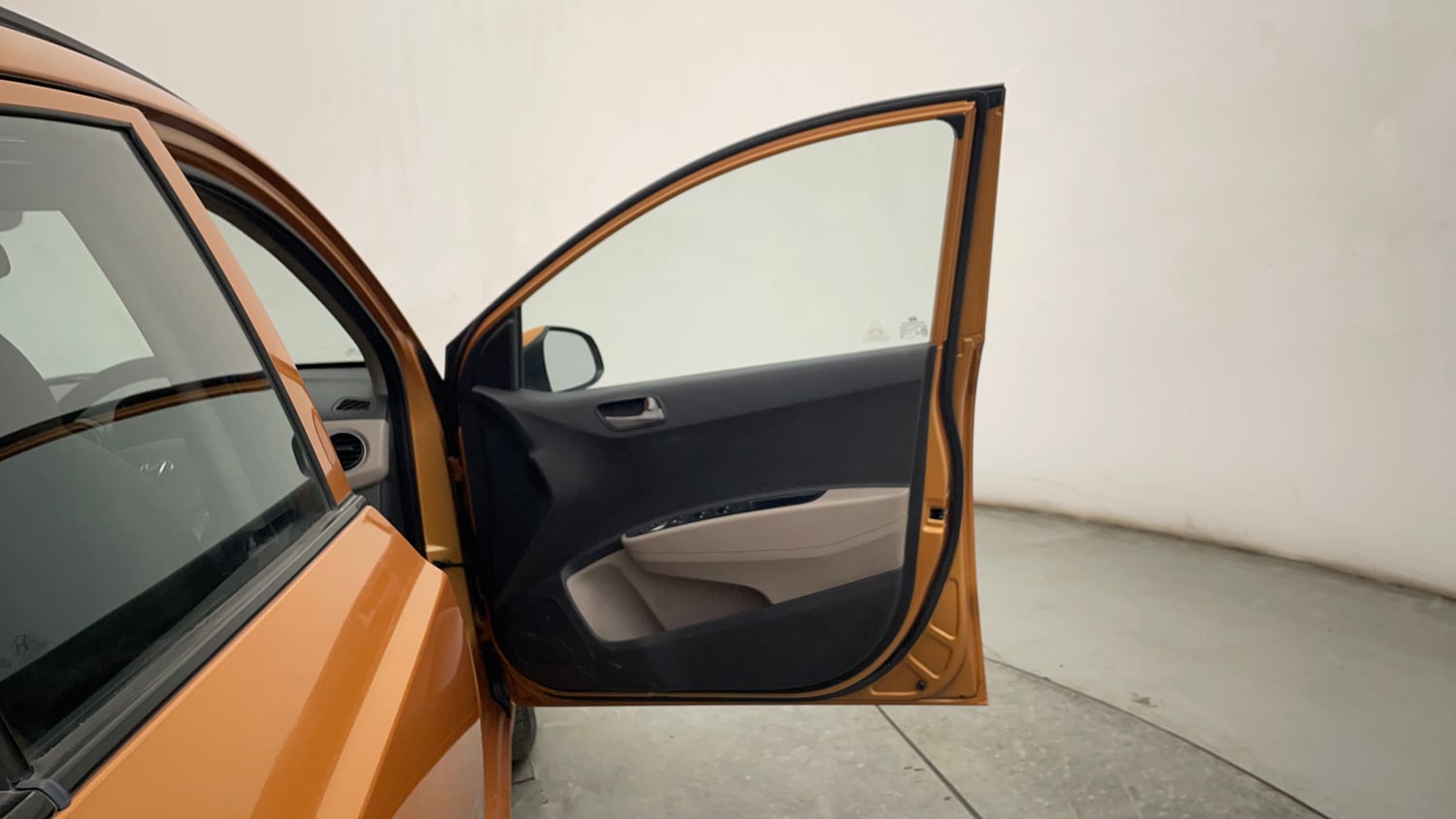 Used 2014 Hyundai Grand i10 Asta 1.2 Kappa VTVT Petrol Manual interior RIGHT FRONT DOOR OPEN VIEW