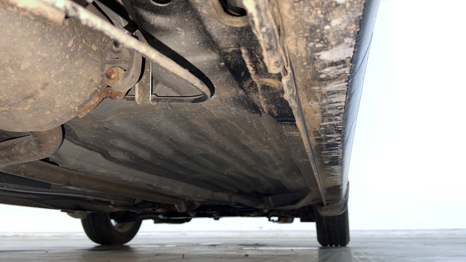 Used 2021 Honda Amaze 1.2 VX MT Petrol Petrol Manual extra REAR RIGHT UNDERBODY VIEW