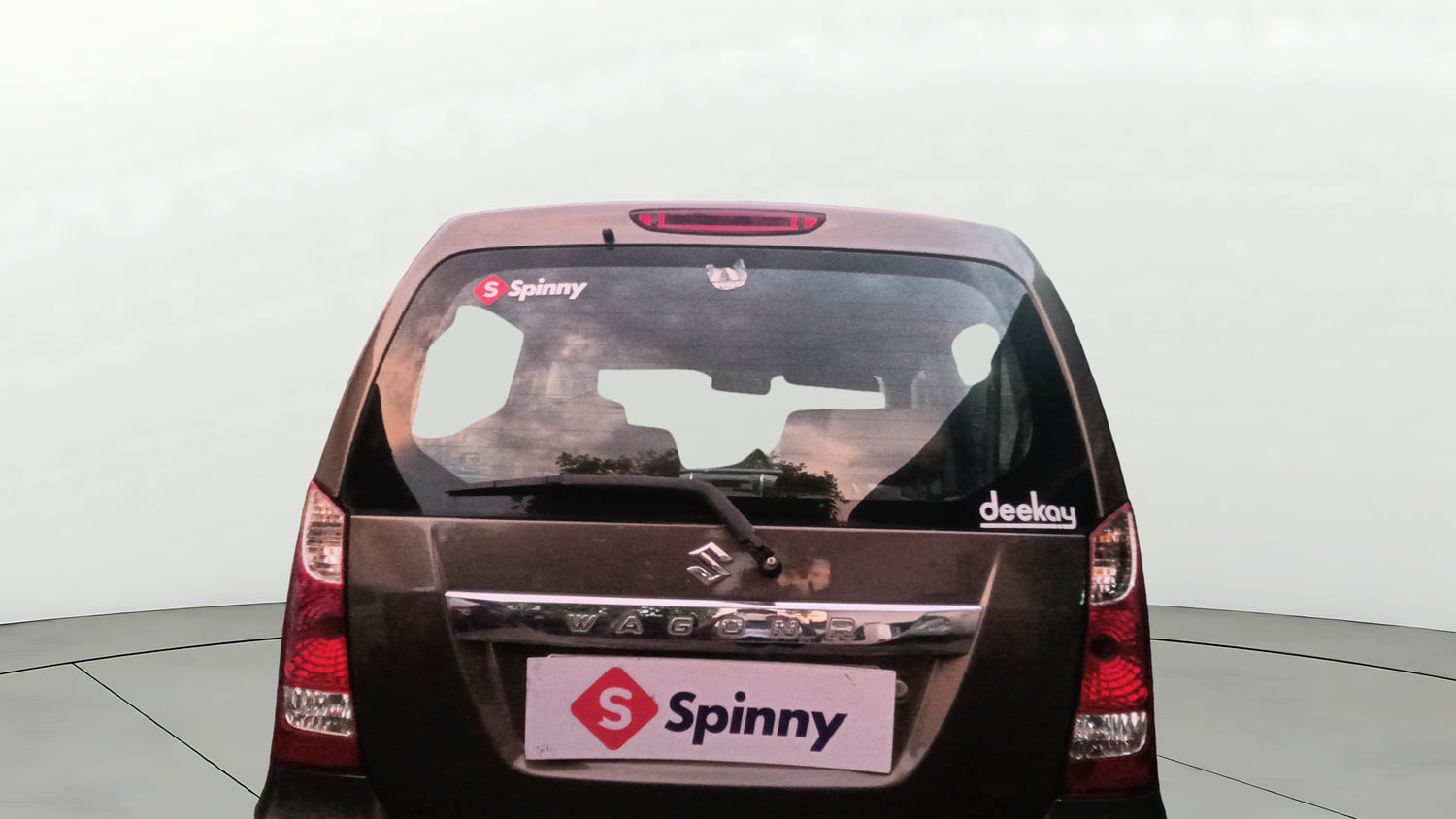 Used 2012 Maruti Suzuki Wagon R 1.0 VXi Petrol Manual exterior BACK WINDSHIELD VIEW