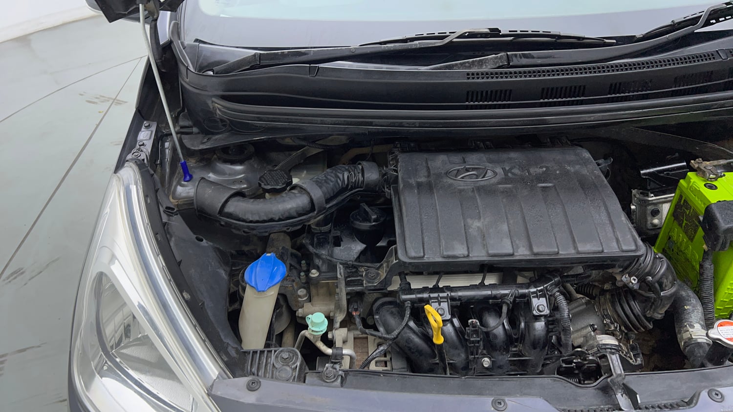 Used 2016 Hyundai Grand i10 Sportz 1.2 Kappa VTVT Petrol Manual engine ENGINE RIGHT SIDE VIEW