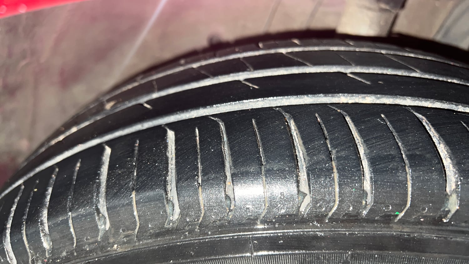 Used 2021 Honda Amaze 1.2 VX MT Petrol Petrol Manual tyres RIGHT FRONT TYRE TREAD VIEW