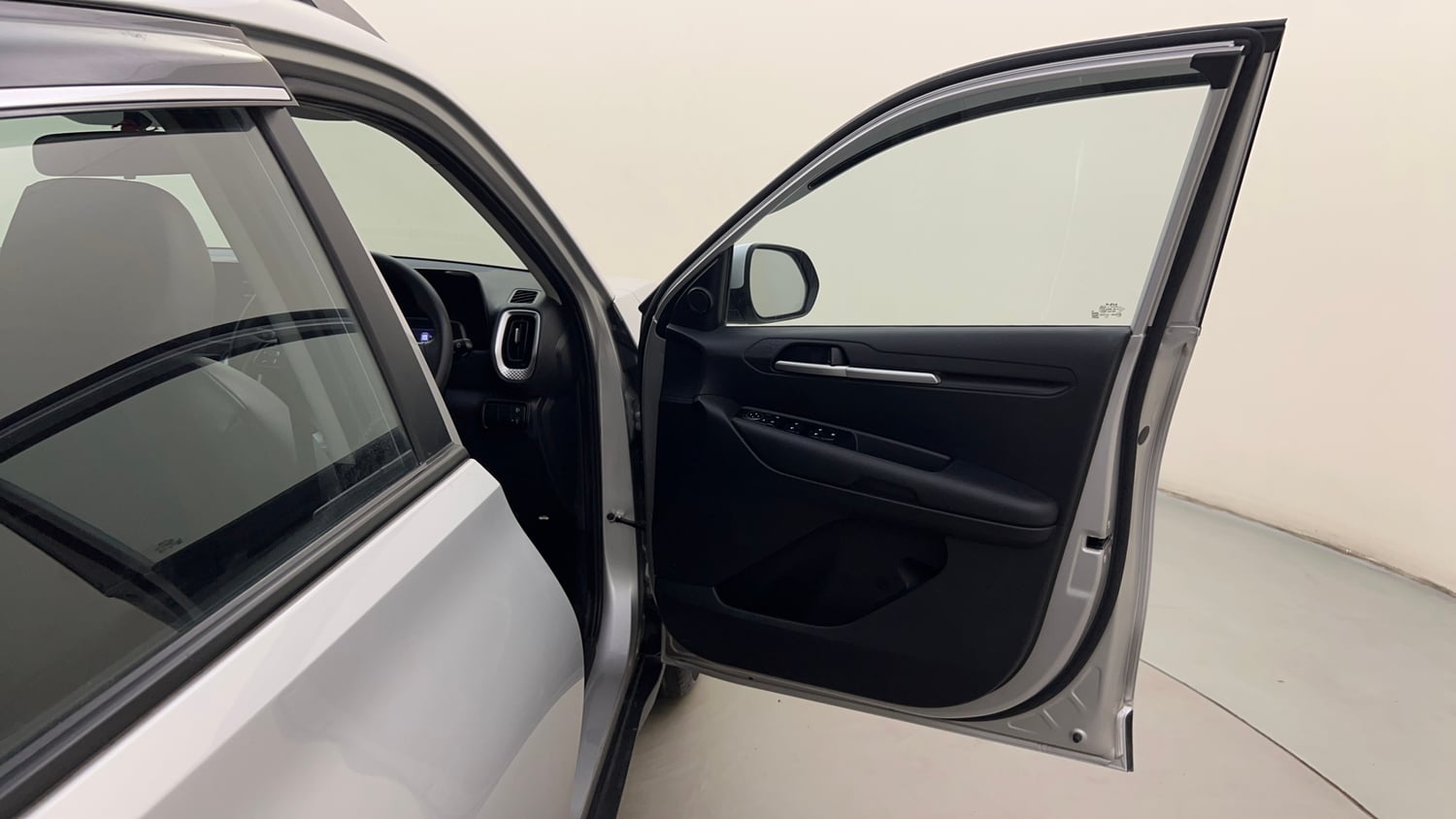 Used 2022 Kia Sonet HTK Plus 1.2 Petrol Manual interior RIGHT FRONT DOOR OPEN VIEW