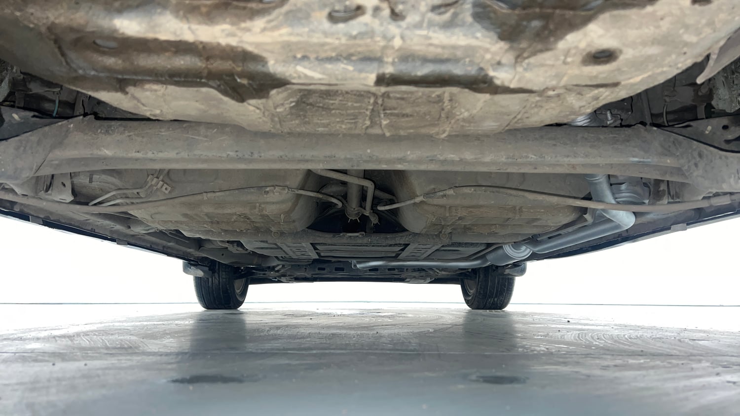 Used 2021 Honda WR-V VX MT Petrol Petrol Manual extra REAR UNDERBODY VIEW (TAKEN FROM REAR)