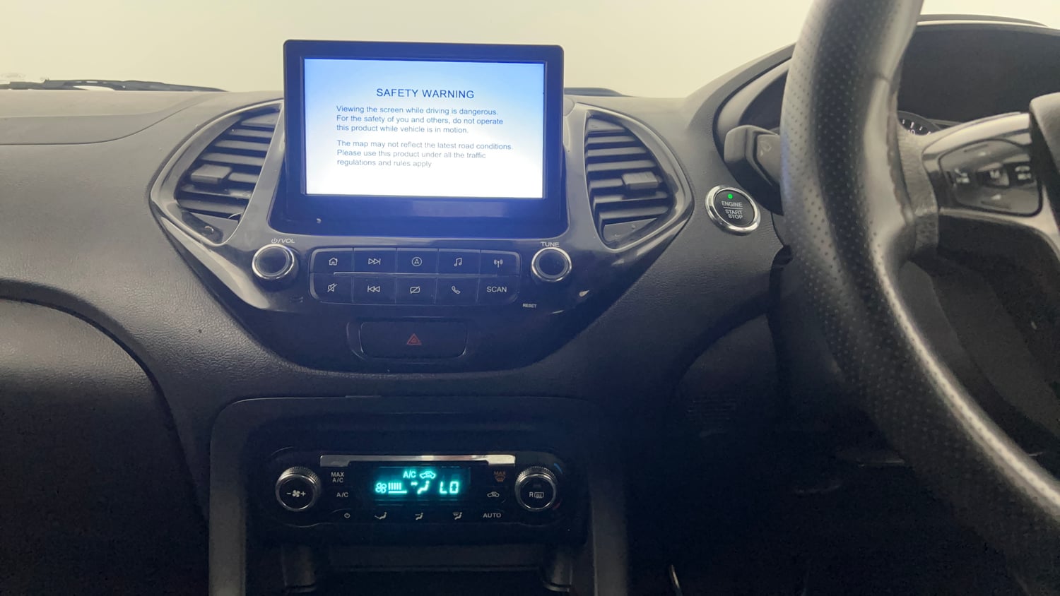 Used 2020 Ford Freestyle Titanium Plus 1.2 Ti-VCT Petrol Manual interior MUSIC SYSTEM & AC CONTROL VIEW