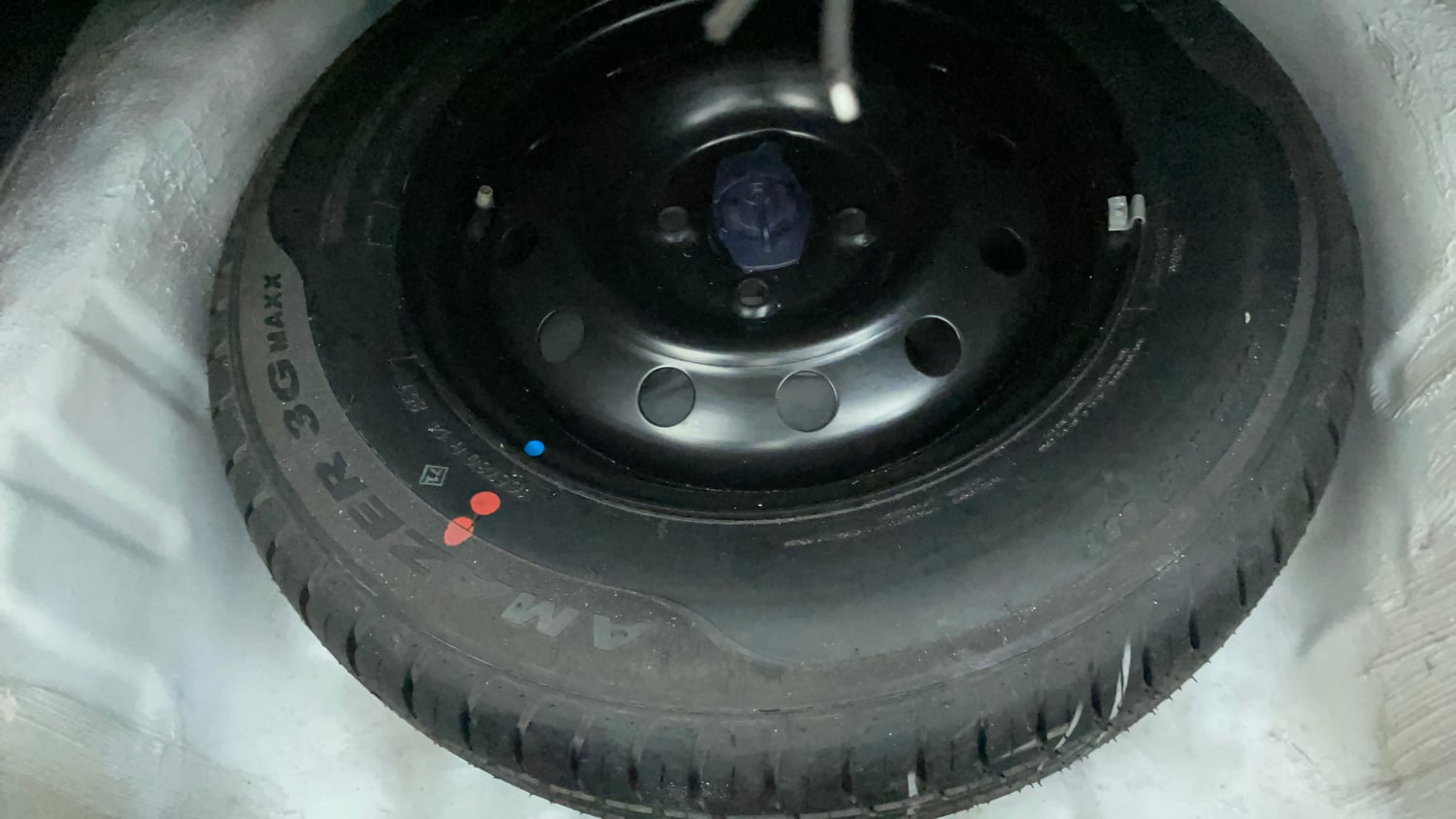 Used 2021 Maruti Suzuki Dzire VXi Petrol Manual tyres SPARE TYRE VIEW