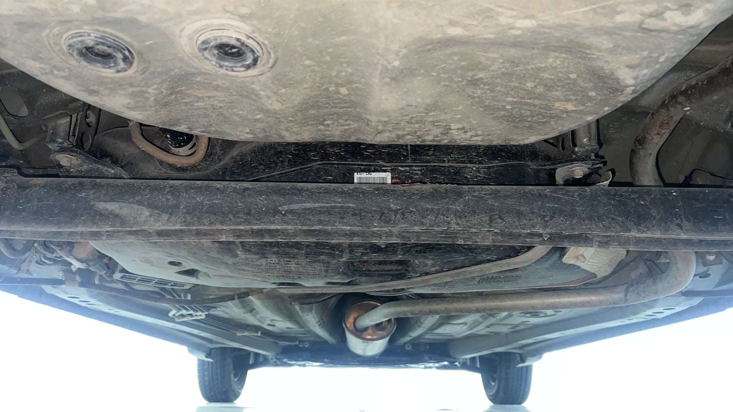 Used 2023 Maruti Suzuki Wagon R LXI 1.0 CNG Cng Manual extra REAR UNDERBODY VIEW (TAKEN FROM REAR)