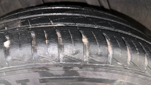 Used 2020 Renault Kwid 1.0 RXT Petrol Manual tyres RIGHT REAR TYRE TREAD VIEW