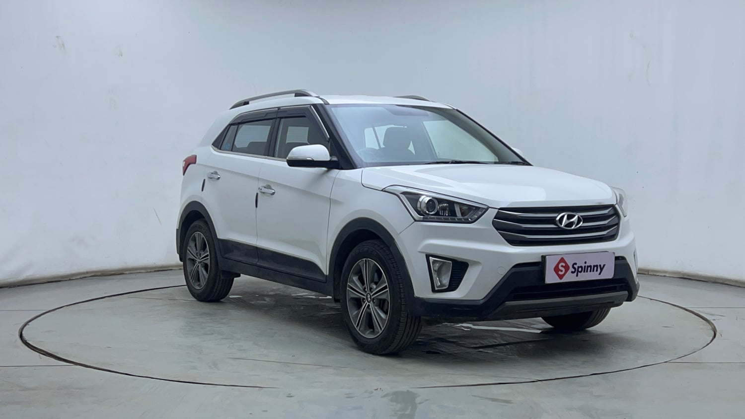 Used 2017 Hyundai Creta 1.6 SX Plus AT Petrol Petrol Automatic exterior RIGHT FRONT CORNER VIEW