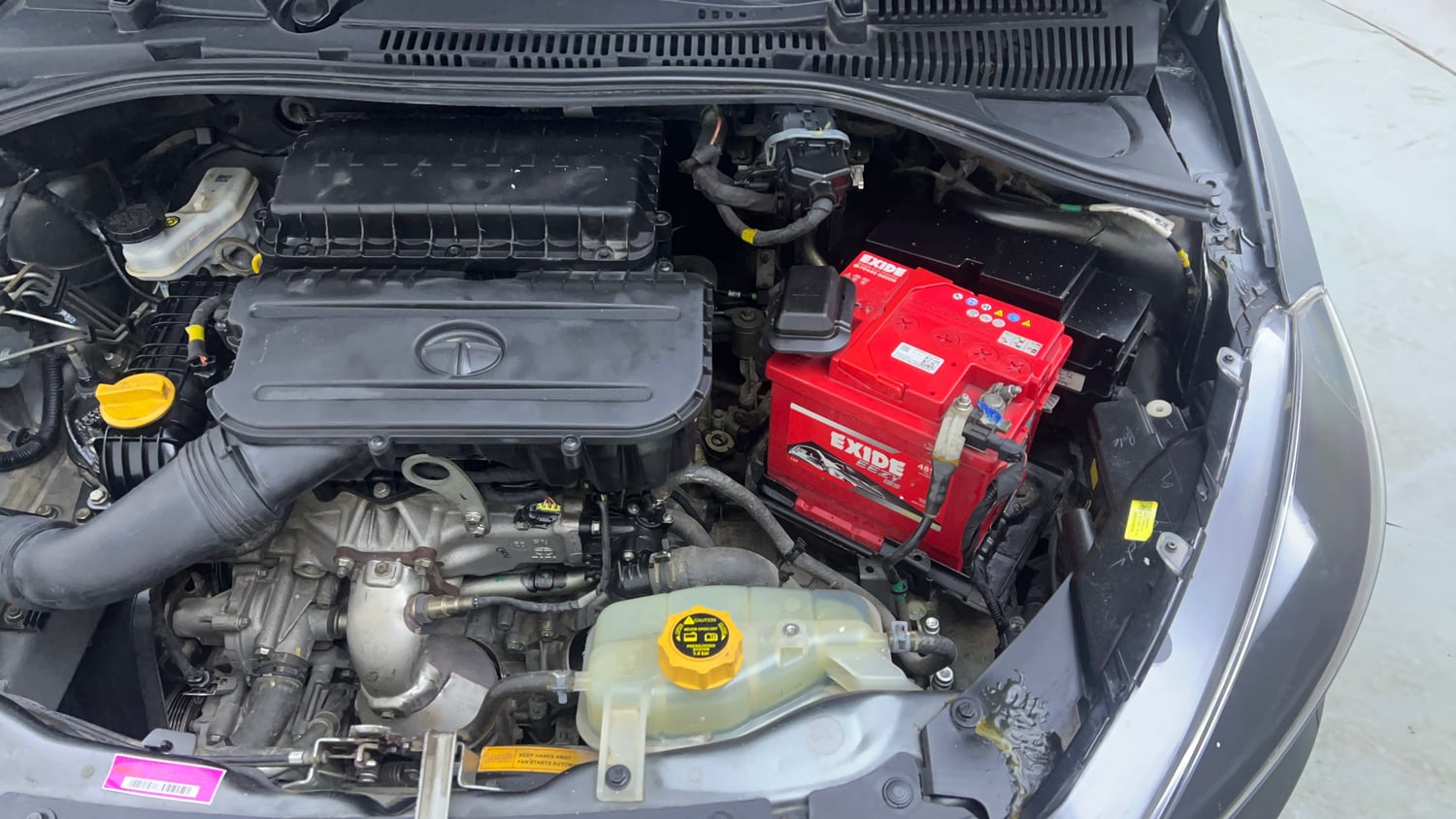 Used 2021 Tata Tiago XT Petrol Manual engine ENGINE LEFT SIDE VIEW