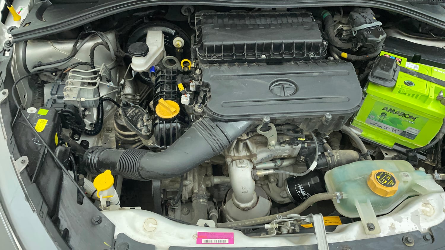 Used 2021 Tata Tiago XZA Plus Petrol Automatic engine ENGINE RIGHT SIDE VIEW