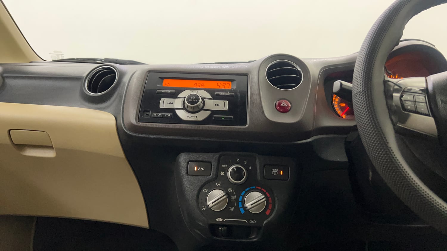 Used 2013 Honda Brio S MT Petrol Manual interior MUSIC SYSTEM & AC CONTROL VIEW