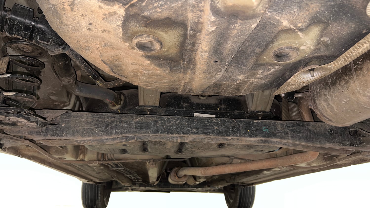 Used 2022 Kia Sonet HTK Plus 1.2 Petrol Manual extra REAR UNDERBODY VIEW (TAKEN FROM REAR)