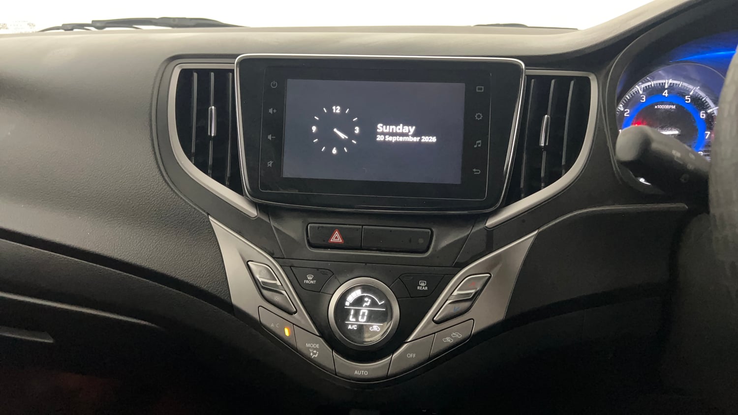 Used 2021 Maruti Suzuki Baleno Zeta Petrol Manual interior MUSIC SYSTEM & AC CONTROL VIEW
