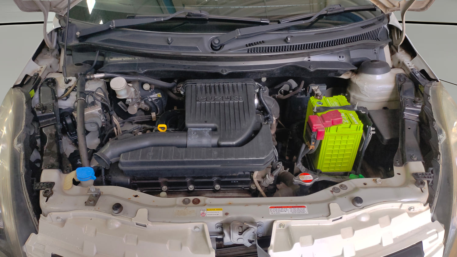 Used 2017 Maruti Suzuki Swift Dzire ZXI Petrol Manual engine ENGINE & BONNET OPEN FRONT VIEW