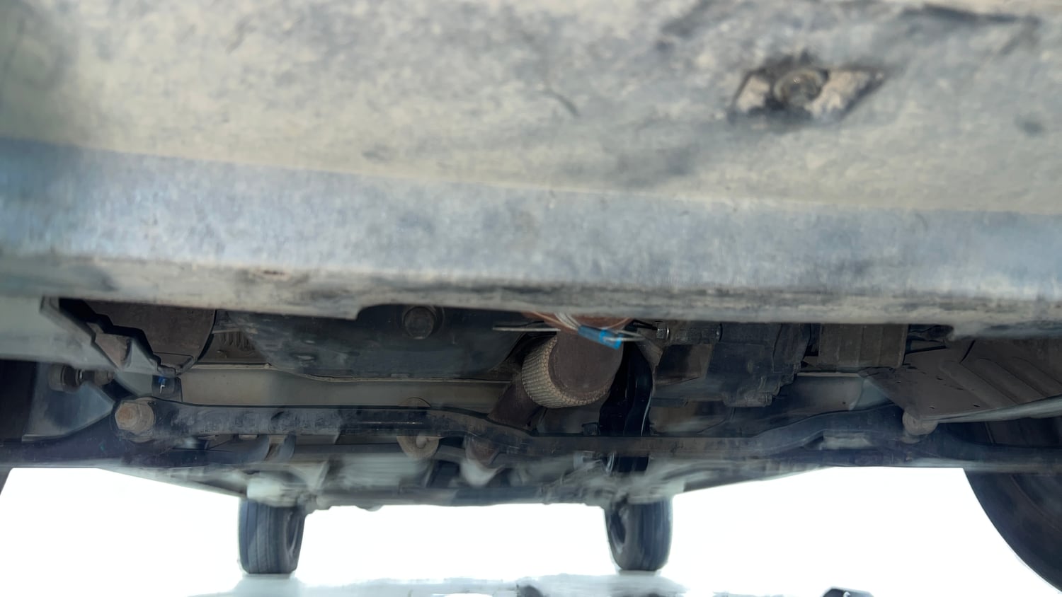 Used 2024 Tata Tiago XTA iCNG Cng Automatic extra FRONT LEFT UNDERBODY VIEW