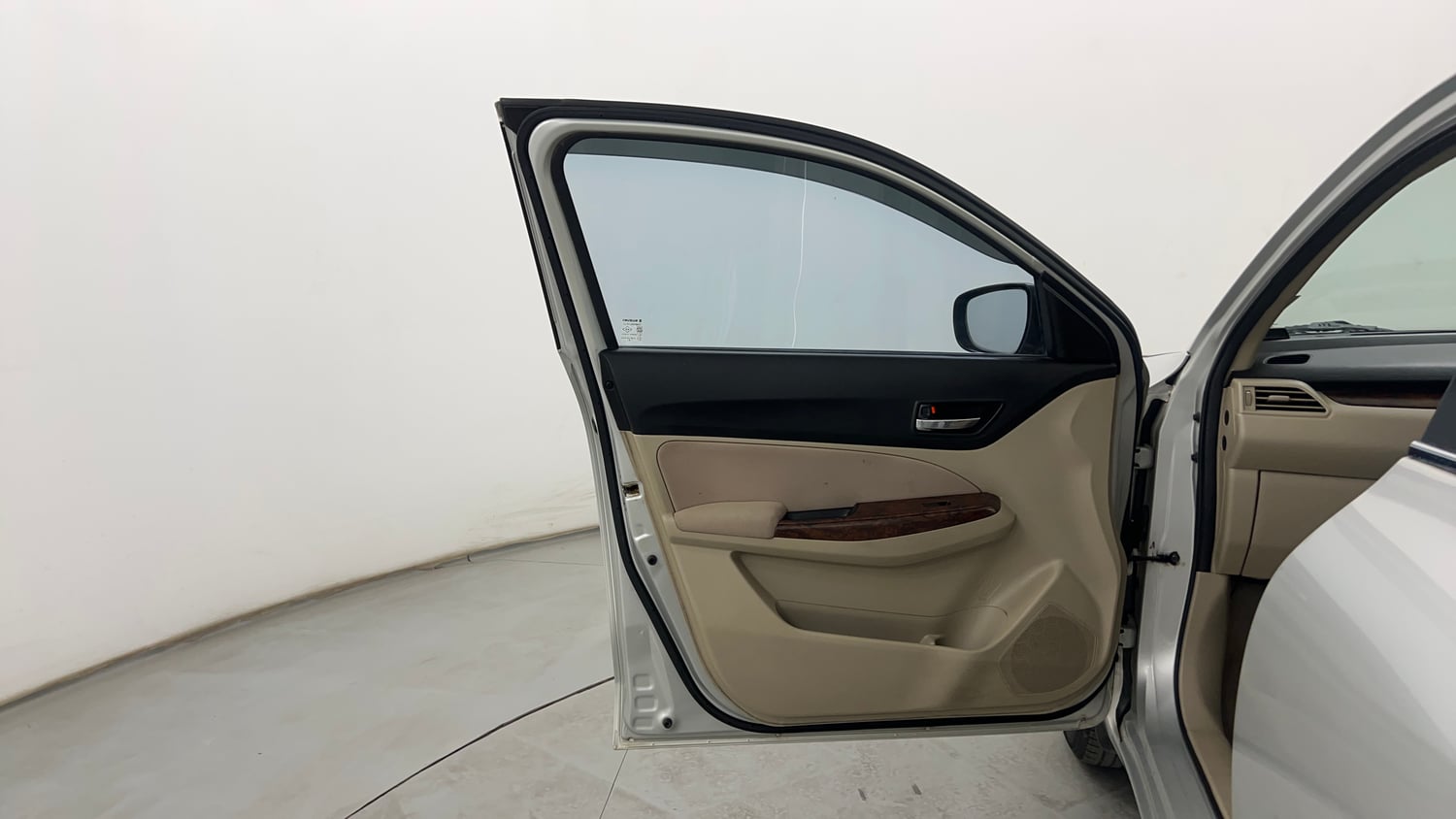 Used 2019 Maruti Suzuki Dzire VXi Petrol Manual interior LEFT FRONT DOOR OPEN VIEW