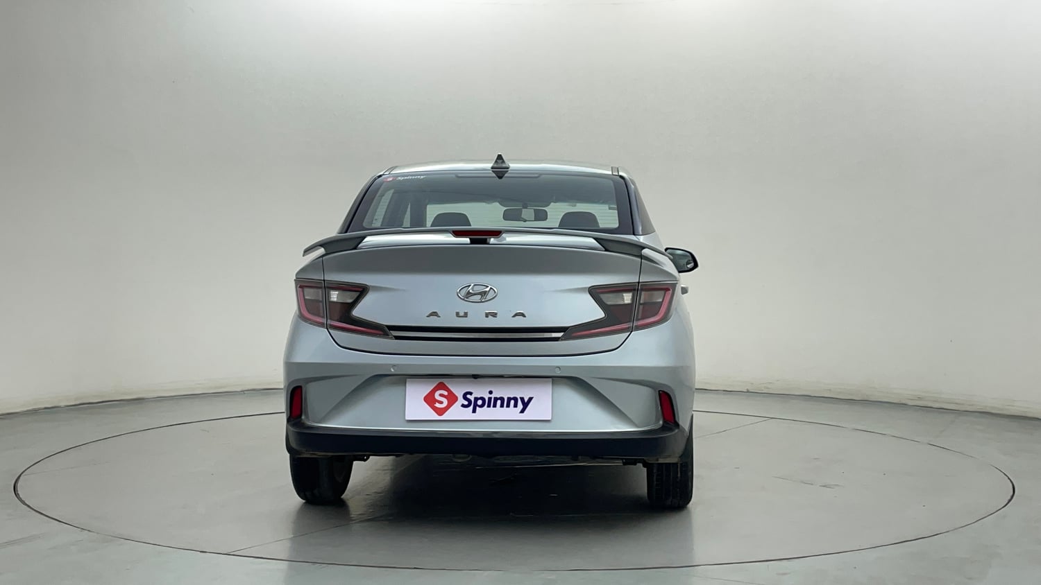 Used 2022 Hyundai Aura SX 1.2 Petrol Petrol Manual exterior BACK VIEW