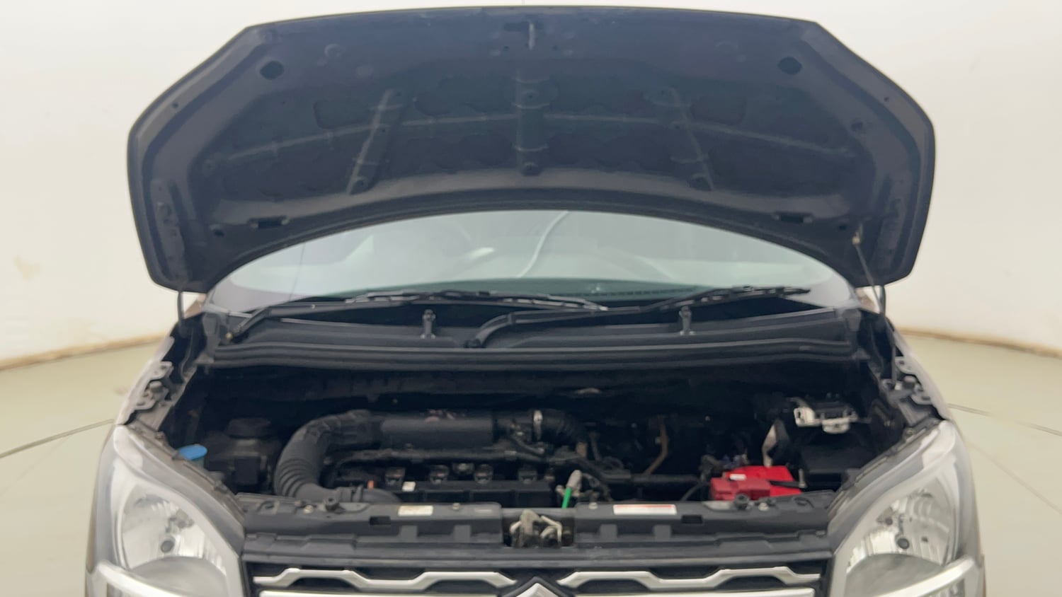 Used 2022 Maruti Suzuki Wagon R ZXI Plus 1.2 Petrol Manual engine ENGINE & BONNET OPEN FRONT VIEW