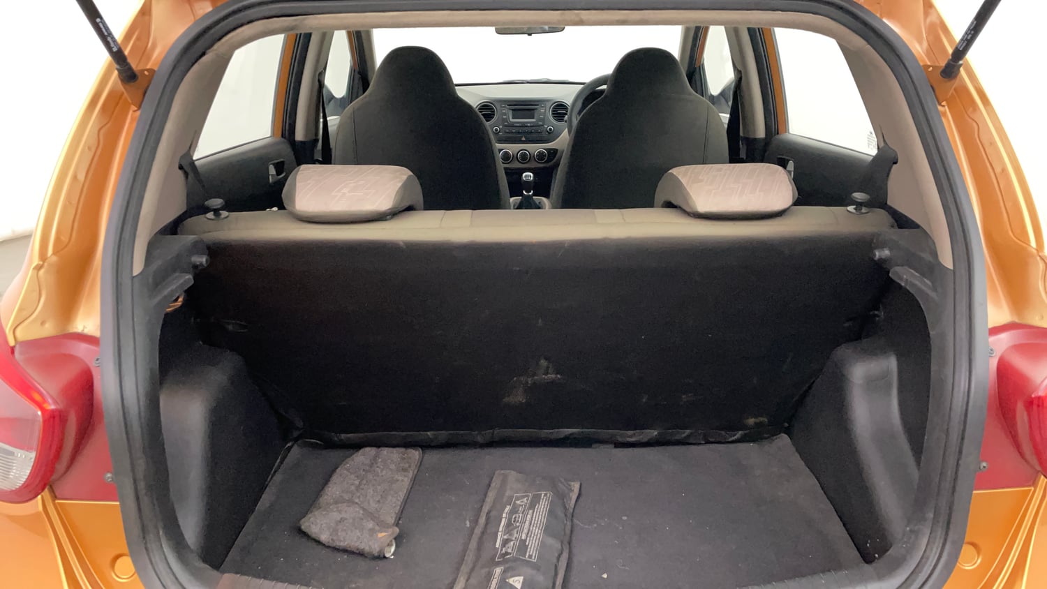 Used 2014 Hyundai Grand i10 Asta 1.2 Kappa VTVT Petrol Manual interior DICKY INSIDE VIEW