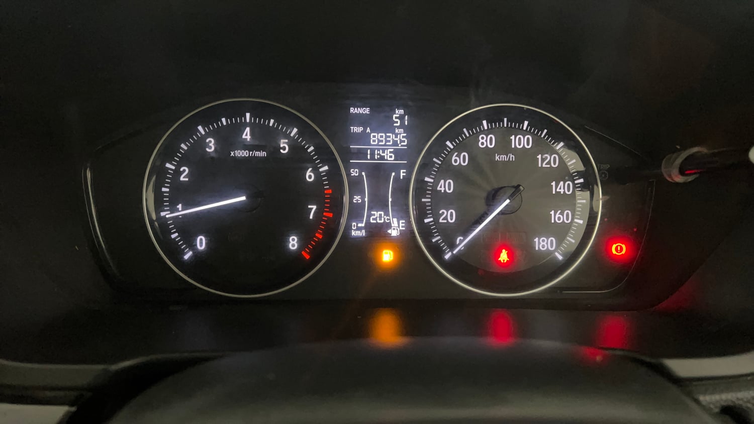 Used 2021 Honda Amaze 1.2 VX MT Petrol Petrol Manual interior CLUSTERMETER VIEW