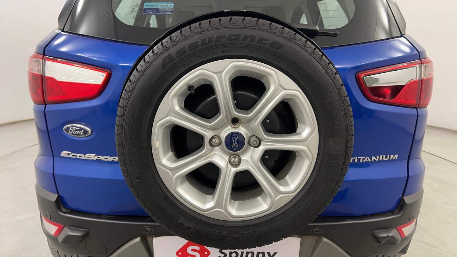 Used 2021 Ford EcoSport Titanium Plus 1.5L Ti-VCT AT Petrol Automatic tyres SPARE TYRE VIEW