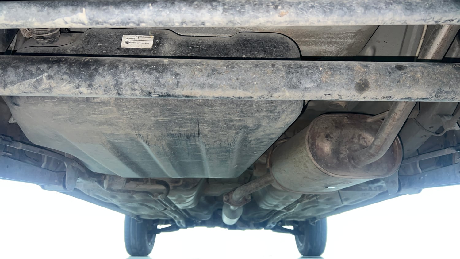Used 2017 Maruti Suzuki Alto K10 LXI Petrol+cng(outside fitted) Cng Manual extra REAR UNDERBODY VIEW (TAKEN FROM REAR)