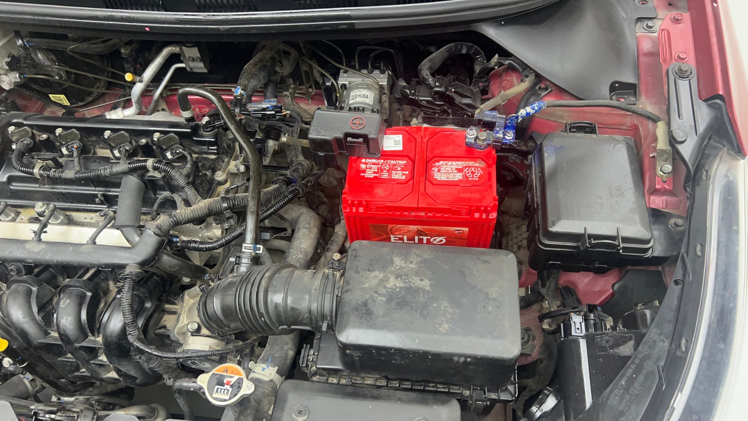 Used 2019 Hyundai Elite i20 Asta 1.2 (O) Petrol Manual engine ENGINE LEFT SIDE VIEW
