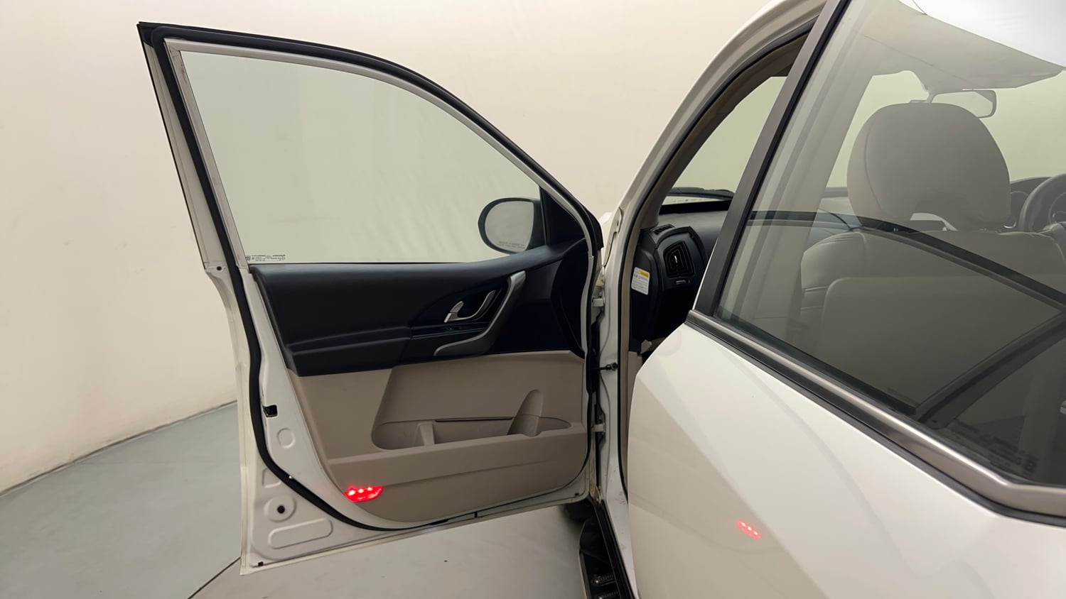 Used 2016 Mahindra XUV500 W10 AT Diesel Automatic interior LEFT FRONT DOOR OPEN VIEW