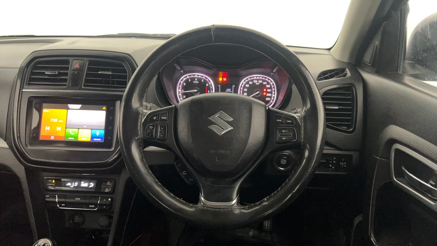 Used 2021 maruti-suzuki Vitara Brezza ZXi Plus Petrol Manual interior STEERING VIEW