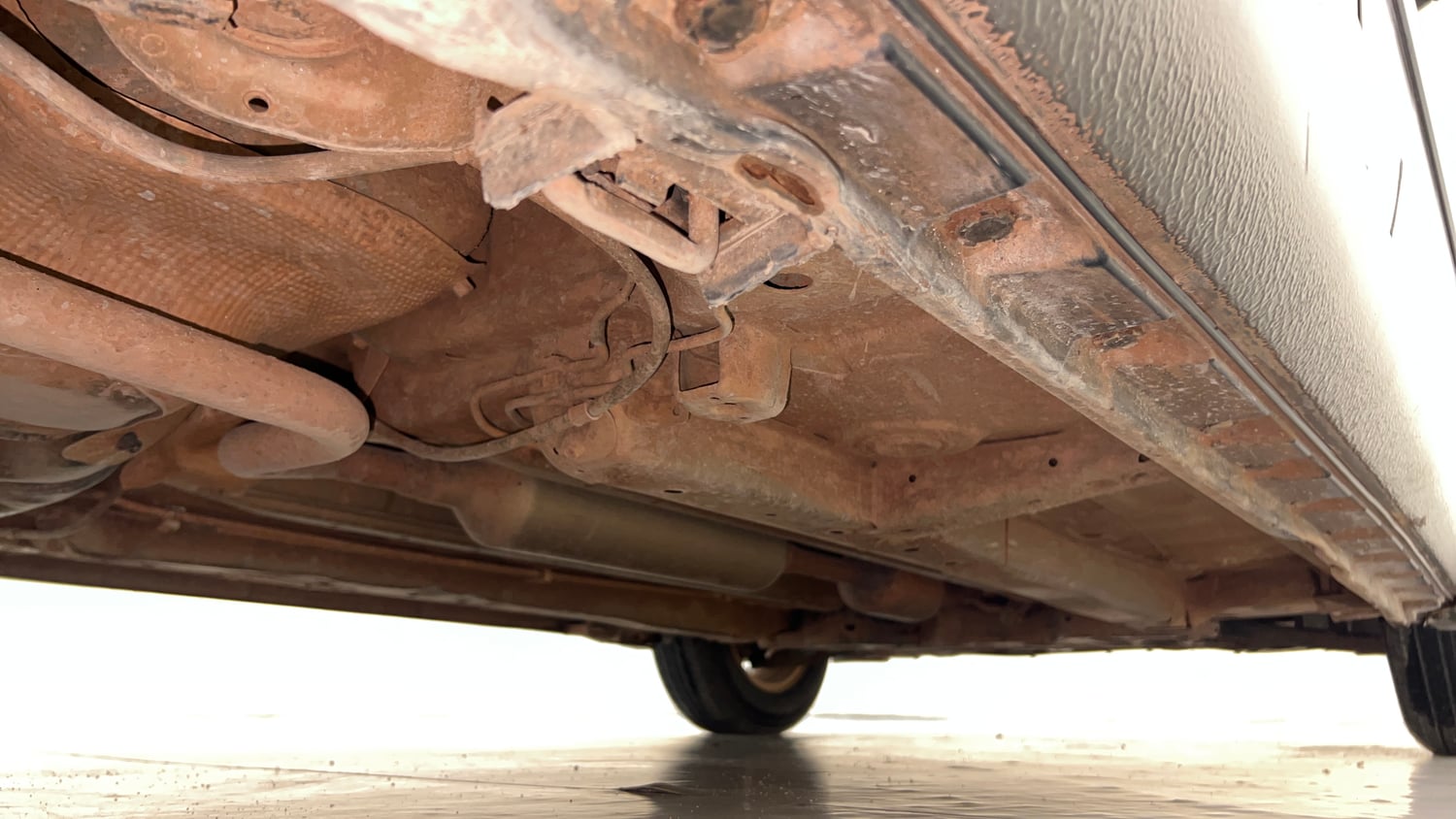 Used 2017 Maruti Suzuki Swift Dzire VXI (O) Petrol Manual extra REAR RIGHT UNDERBODY VIEW