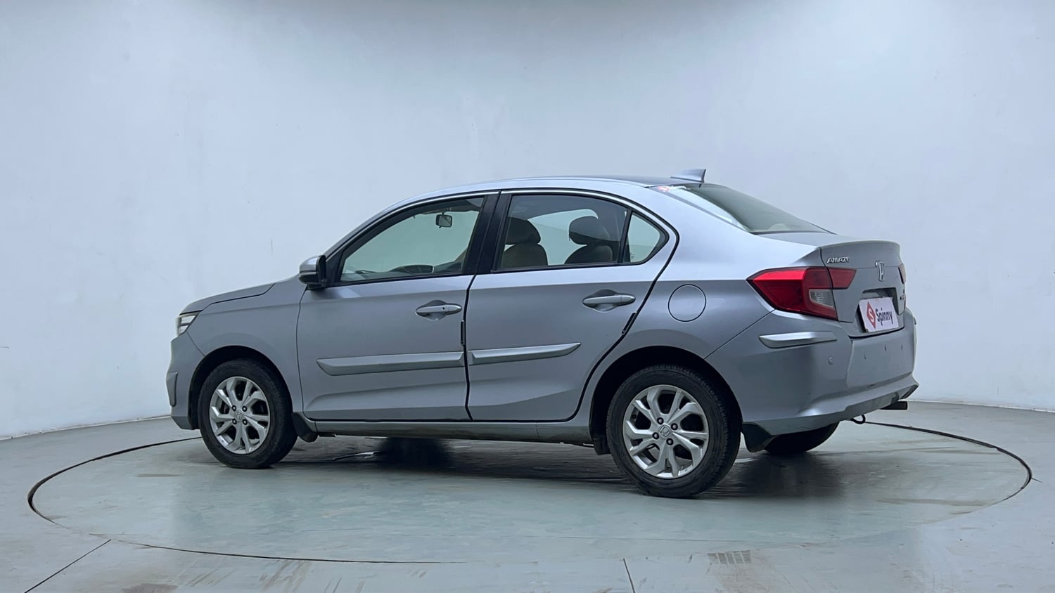 Used 2018 Honda Amaze 1.2 V CVT Petrol Petrol Automatic exterior LEFT REAR CORNER VIEW