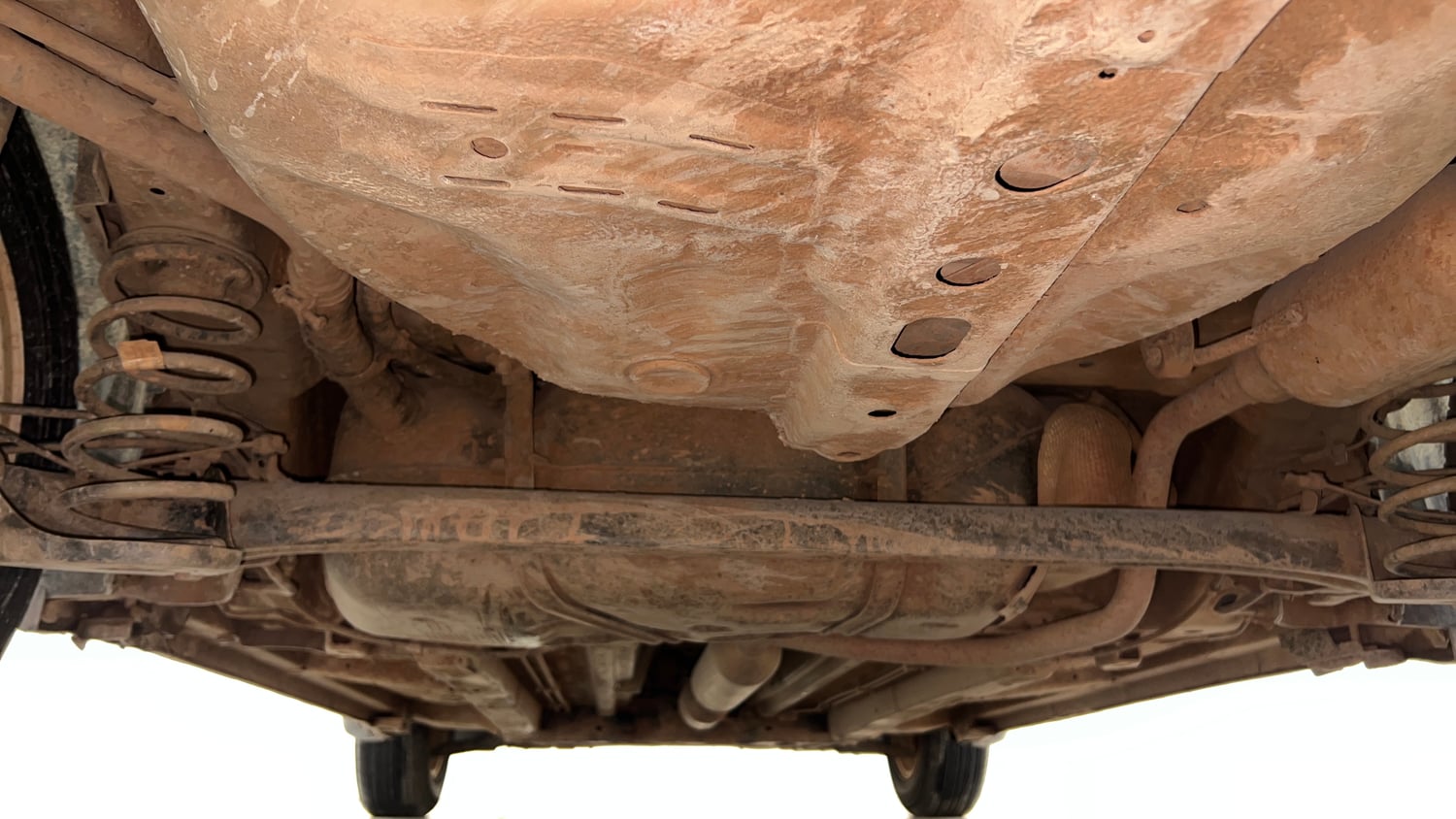 Used 2017 Maruti Suzuki Swift Dzire VXI (O) Petrol Manual extra REAR UNDERBODY VIEW (TAKEN FROM REAR)
