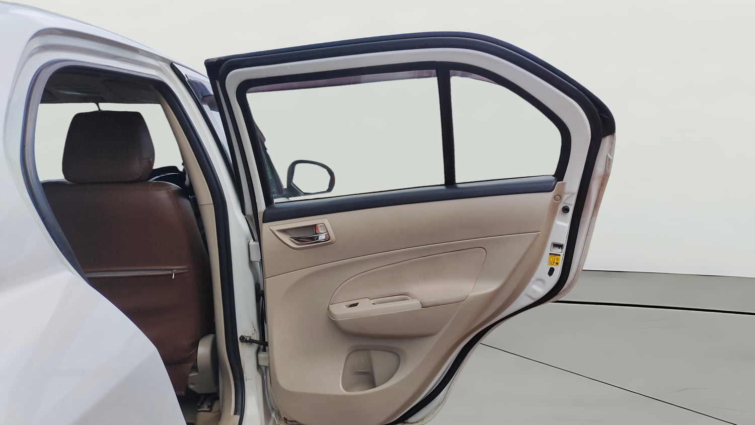 Used 2017 Maruti Suzuki Swift Dzire ZXI Petrol Manual interior RIGHT REAR DOOR OPEN VIEW