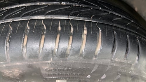 Used 2022 Skoda Slavia Style 1.5L TSI DSG Petrol Automatic tyres RIGHT FRONT TYRE TREAD VIEW