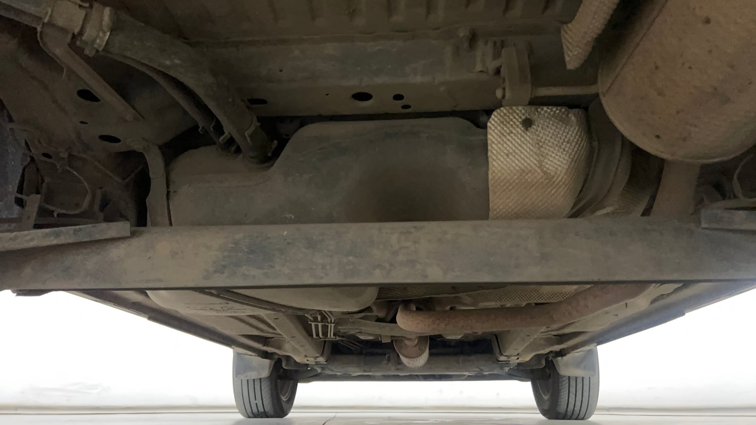 Used 2021 Ford EcoSport Titanium Plus 1.5L Ti-VCT AT Petrol Automatic extra REAR UNDERBODY VIEW (TAKEN FROM REAR)