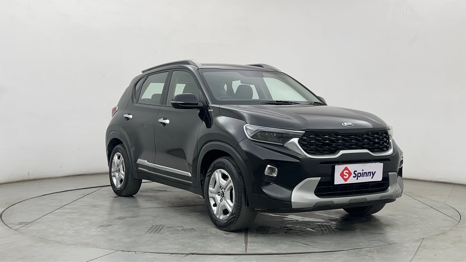 Used 2020 Kia Sonet HTX 1.0 iMT Petrol Manual exterior RIGHT FRONT CORNER VIEW