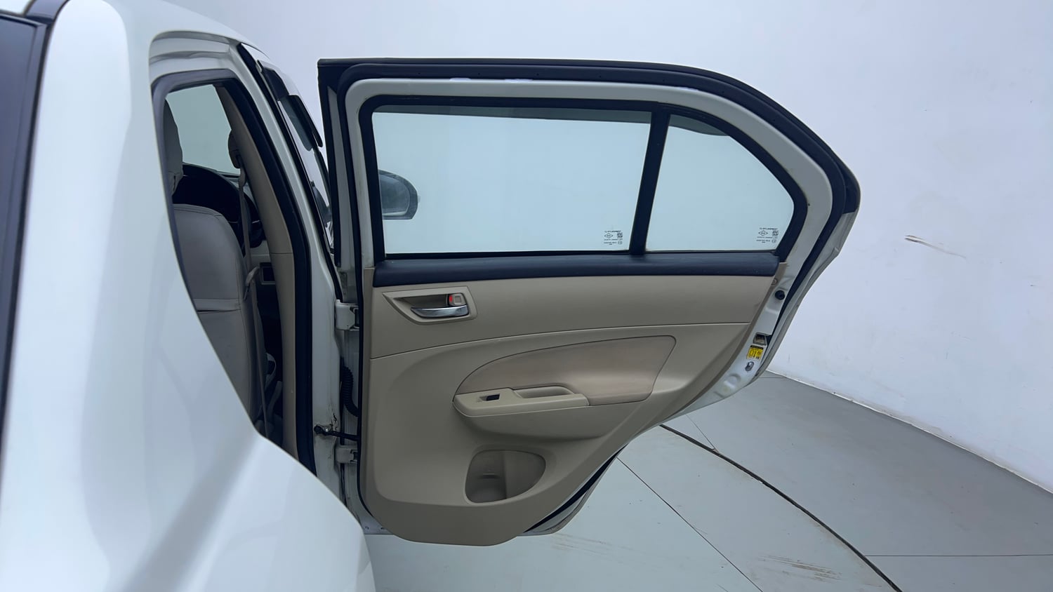 Used 2016 Maruti Suzuki Swift Dzire ZXI Petrol Manual interior RIGHT REAR DOOR OPEN VIEW