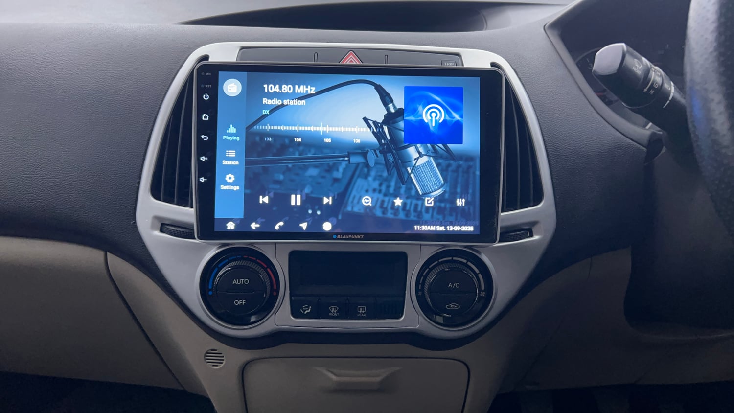 Used 2012 Hyundai i20 Magna (O) 1.2 Petrol Manual interior MUSIC SYSTEM & AC CONTROL VIEW