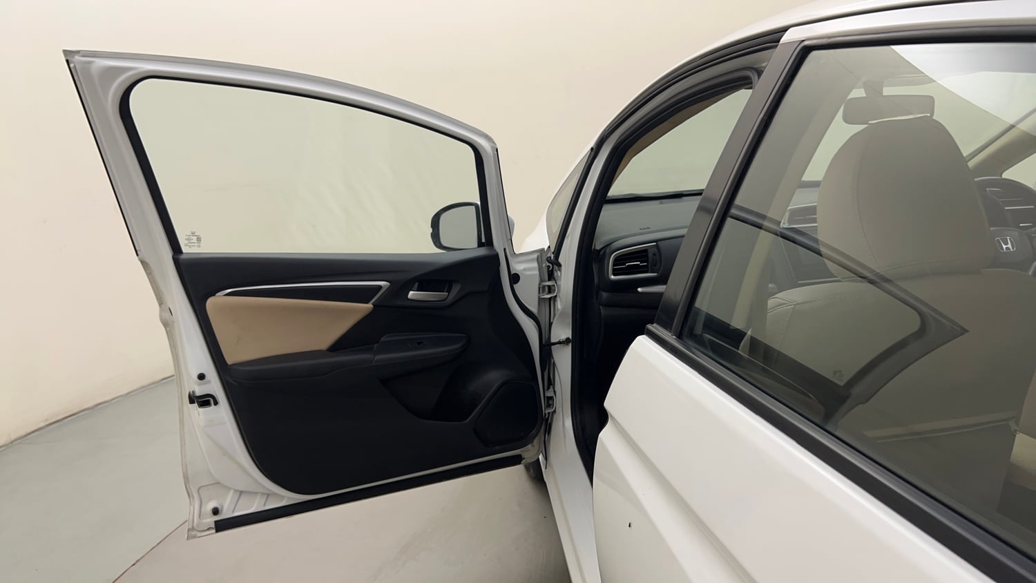 Used 2021 Honda Jazz VX CVT Petrol Automatic interior LEFT FRONT DOOR OPEN VIEW